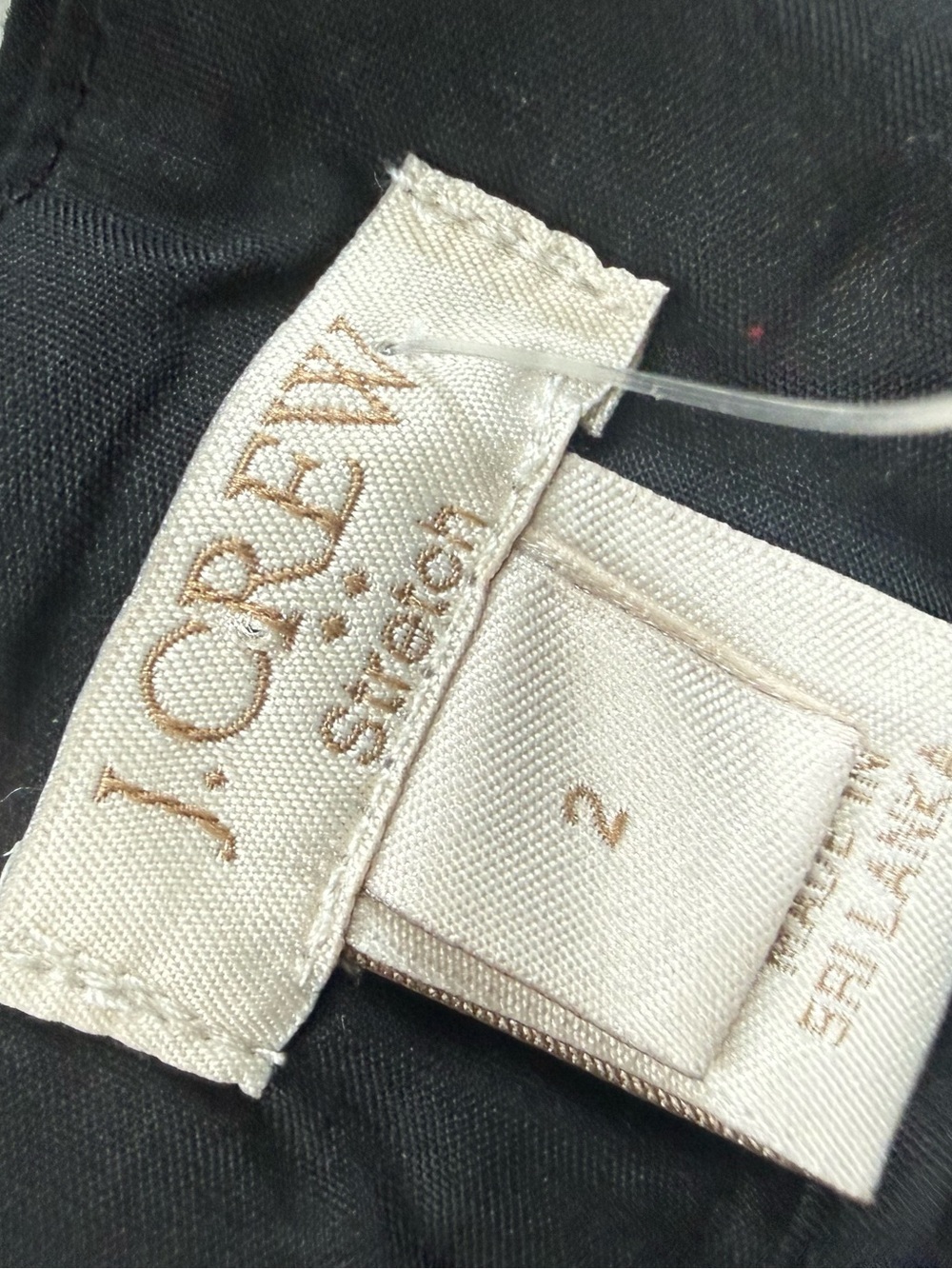 J.Crew Wool Blend Dress Trouser Pants Womens 2 Black Career NEW 3090
Inseam 32 - Picture 3 of 5